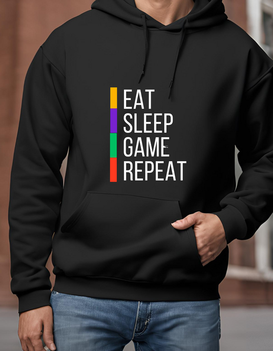 Eat, Sleep, Game, Repeat  -Hoodie