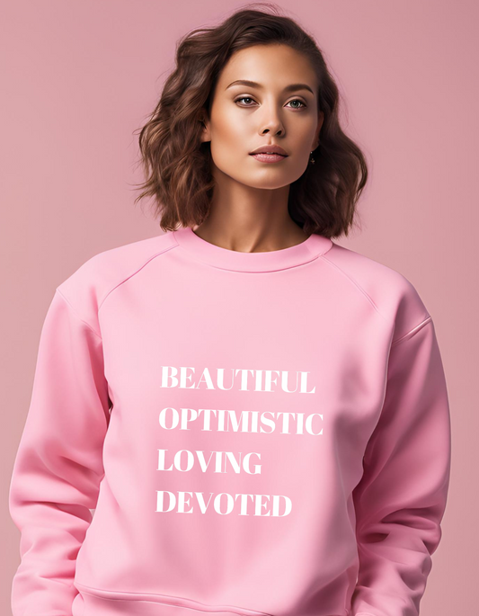 B.O.L.D Sweatshirt (white text)